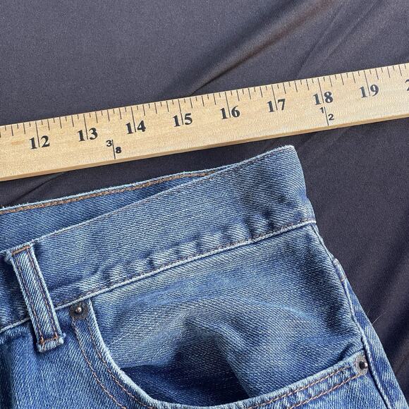 J Crew Mens Jeans 34x31 Relaxed Fit Denim Casual Everyday Cotton Blue - Picture 7 of 10